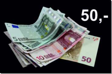 Guthaben in Höhe von 50,- Euro