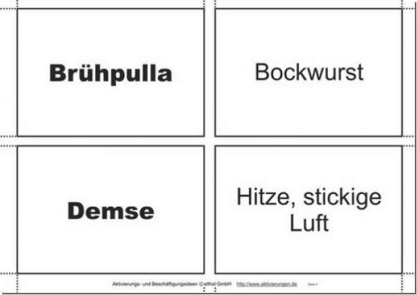 Dialekträtsel Berliner Mundart